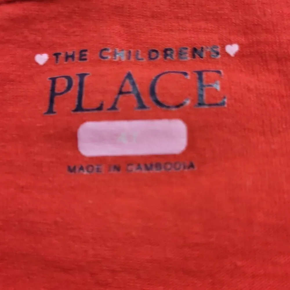 Children's Place red shirt 4T